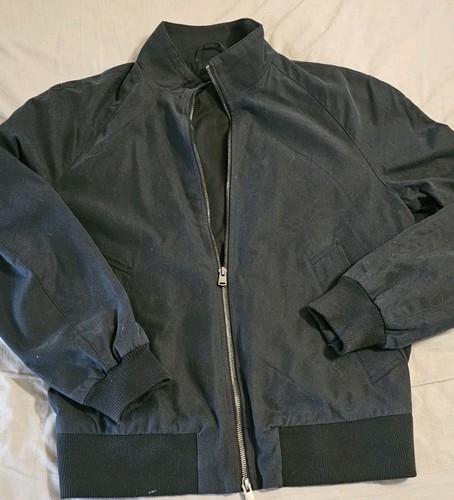 Bomber zara uomo blu ecopelle - zara,