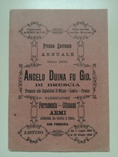 INTROVABILE CATALOGO DEL 1898