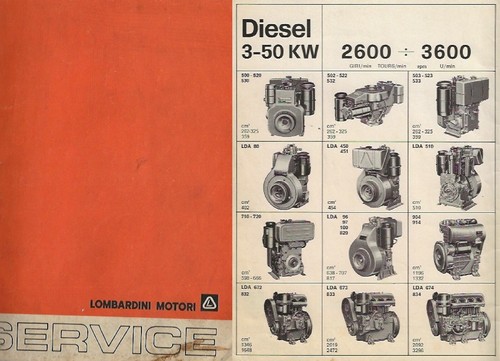 Lombardini motori service 1977 - lombardini,