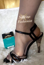 💎 COLLANT VINTAGE OMSA GREEN 20 DEN CLASSICO VELATO PURO NYLON 6.6