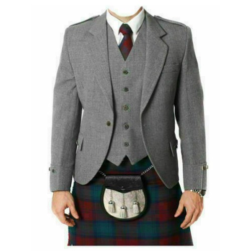Argyle kilt giacca con gilet - argyle,