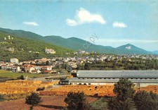 Cartolina Alvignano panorama paese capannoni anni '80