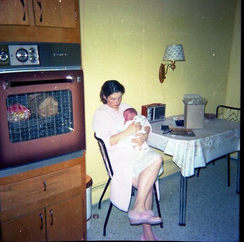 Negativo foto vintage mamma - negativo,