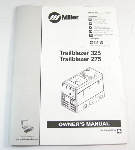 Miller trailblazer 325 275 - trailblazer,