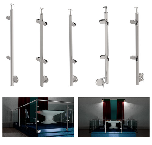 Acciaio inox ringhiere - acciaio,
