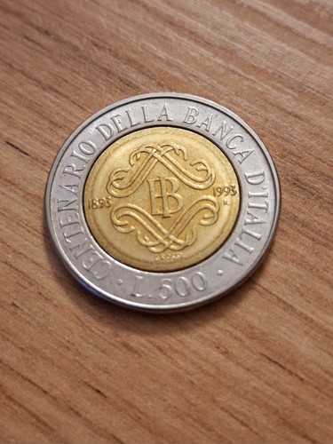 Moneta 500 lire centenario - 500,