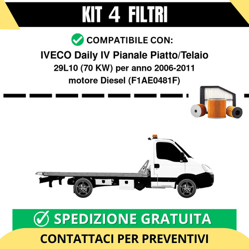 Kit filtri tagliando per - kit,