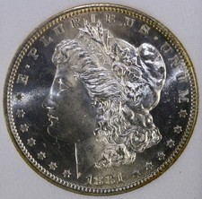 1881-S Morgan Silver Dollar $1