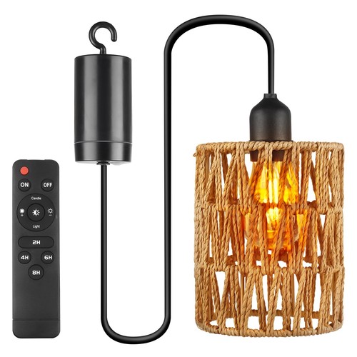 Lampada sospensione rattan - lampada,