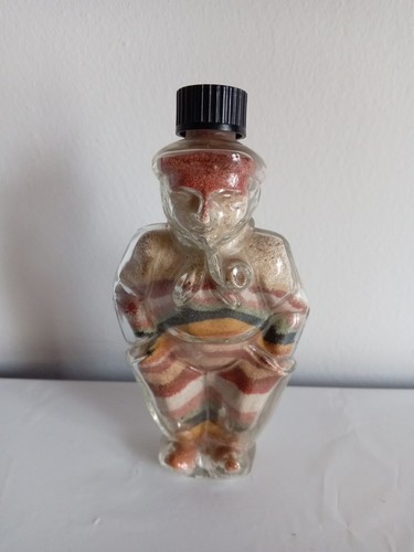 Vintage coloured sand art - sand,