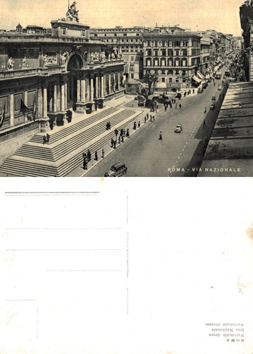 Vintage postcard roma - -, via