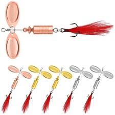 Spinning Cucchiaino Colorato Esche da Pesca Artificiali da Pesca per Trota