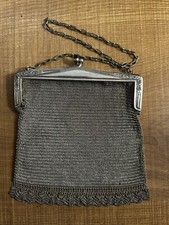 ANTICA BORSETTA  IN ALPACCA 1900