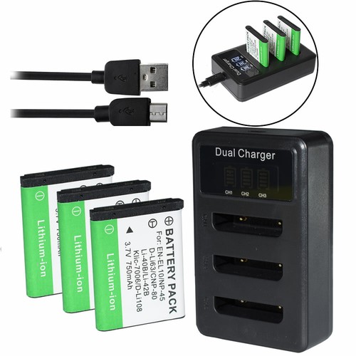 Batteria triplo - batteria, +