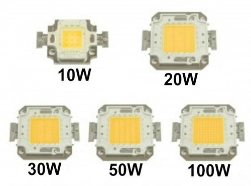 Chip led 10w - chip, 10w/20w/30w/50w/100w