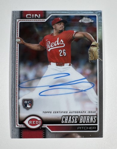 2026 topps chrome - chrome, burns