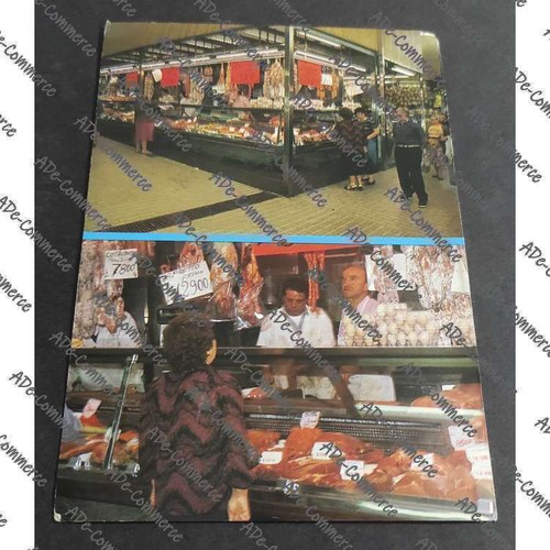 Cartolina macelleria rusconi - cartolina,
