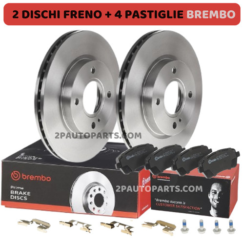 Kit dischi pastiglie freno - dischi,