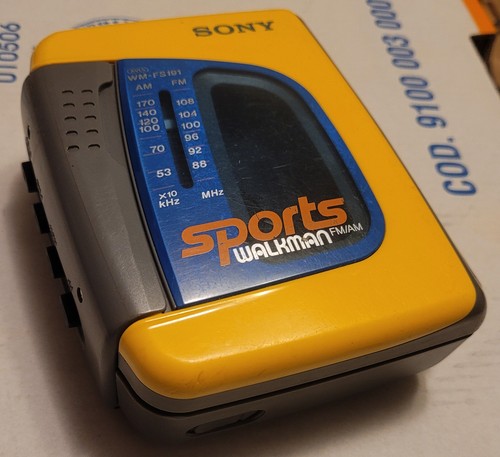 Walkman sportivo vintage sony - walkman,
