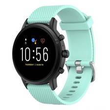 Cinturino silicone verde - silicone, 22