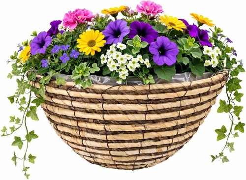 Cesto appeso rattan - , 14"