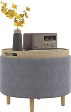 Pouf Contenitore in Tessuto