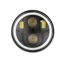 Faro principale led 5,75 pollici compatibile con Harley Cross Bones 08-11 M18 nero
