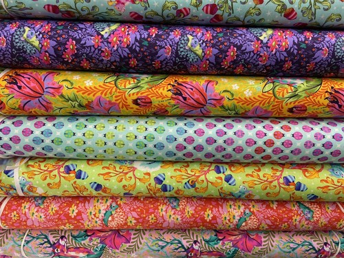 Tessuto cotone tula rosa - tula,