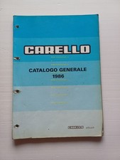 Carello catalogo generale 1986 fari fanali fanalini auto Alfa Lancia Ferrari