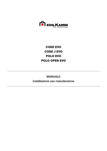 Manuale installazione uso - installazione, e