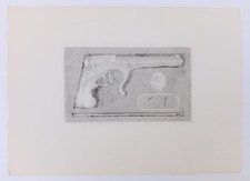 ♥ ECLIPSIS ACQUAFORTE DI ITALO CREMONA 17/20 ETICHETTA ARCHIVIO STORICO OPERA