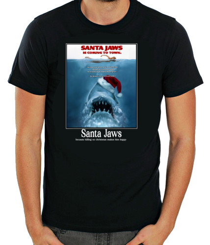 Jaws santa w - santa, w/b