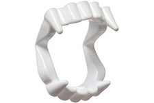 Denti per Costume Vampiro Travestimento Carnevale Halloween Dracula L.4171
