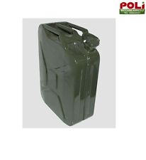 TANICA IN METALLO LAMIERA PER CARBURANTE TIPO MILITARE DIVERSE MISURE