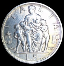 *ororosso* ITALIA 5 Lire 1936