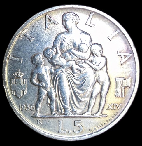 Ororosso italia lire 1936 - italia,