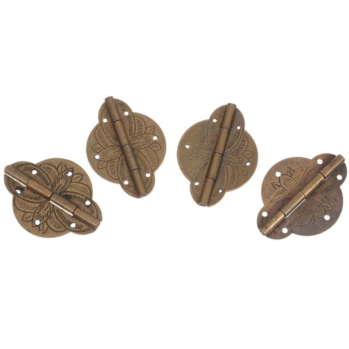 4pz cerniere ottone dorato - ottone,