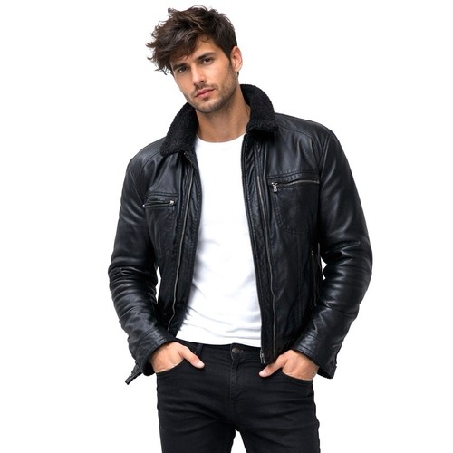 Giacca moto uomo tedesca pelle - uomo,