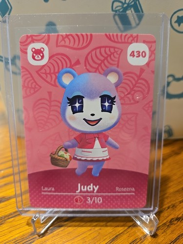 Carta amiibo judy 430 animal - carta,