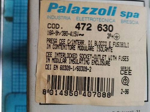 Palazzoli 472630 presa - palazzoli,