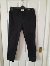 Prada Milano pantaloni da donna neri skinny taglia UK 12/IT 44