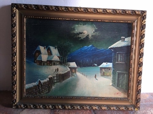 Fattorusso quadro ad olio - f.,