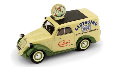 Brumm fiat 500b furgone - 1/43,