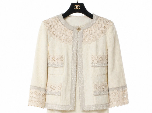 Chanel 11c ecru - chanel, beaded
