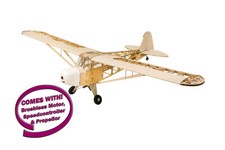 J3 CUB 1,8 M Balsa Aircraft Kit include motore, ESC e prop S1403 ali danzanti