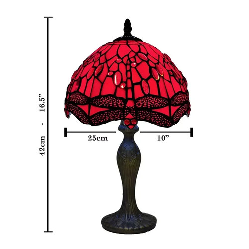 Lampada tavolo rosso - da, stile