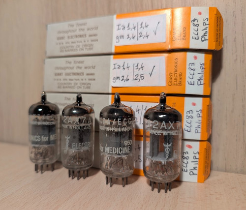 Philips ecc83 12ax7 matched - philips,