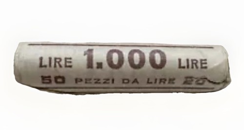 Rotolino moneta repubblica - moneta,
