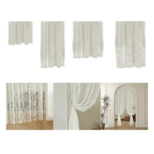 Tenda pizzo floreale drapo - pizzo,