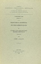 MARTYRIUS (SAHDONA). OEUVRES